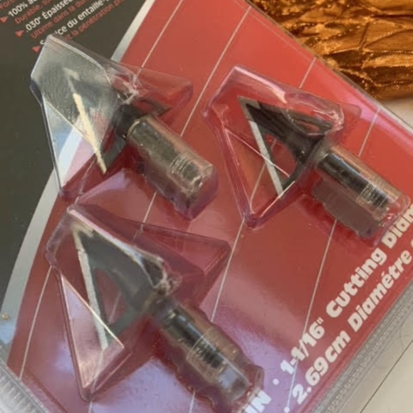 REDHEAD, BLACKOUT 100 Gr, Broadhead Arrow Tip - 3pk - Picture 4 of 7